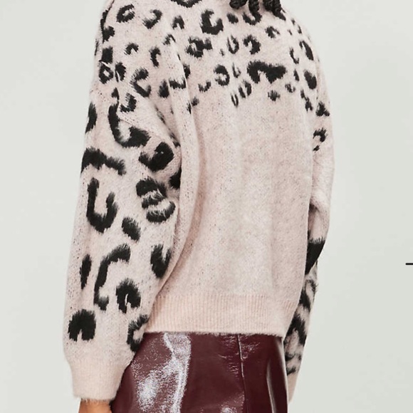 Topshop leopard print sweater - Picture 2 of 9